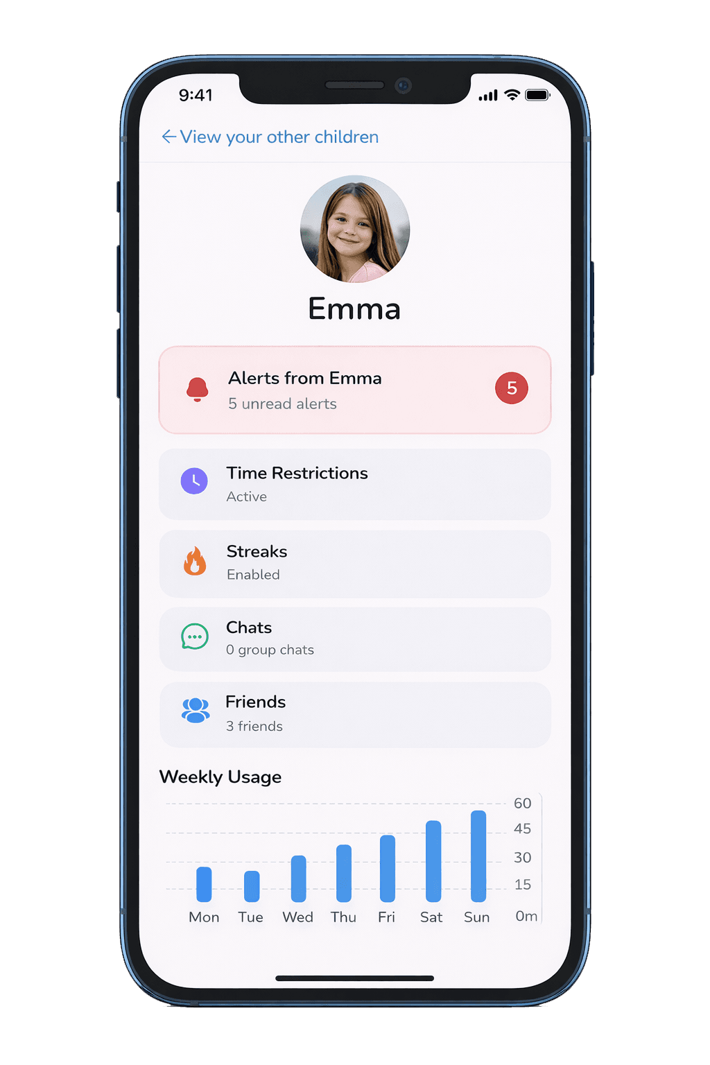 Huddle app screen mockup 3