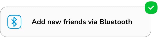 Kids adding friends via Bluetooth