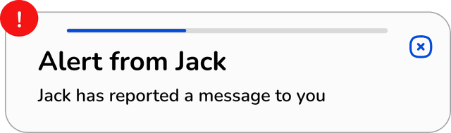 Child safety report notification